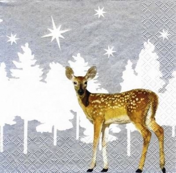s4792 - Bambi im Zauberwald - Servietten - Pckung - 20 Stück