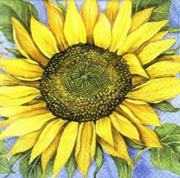 s4945 - Sonnenblume - Servietten - Packung - 20 Stück