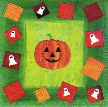 s4x0022 - Halloween - Servietten - Packung - 30 Stück
