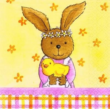 s4x0184 - Little Bunny - Servietten - Packung - 20 Stück