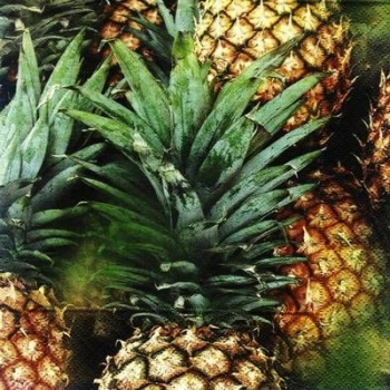 s4x0298 - Ananas - Servietten - Packung - 20 Stück