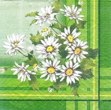 s4x0876 - Daisies - Servietten - 2lagig - Packung - 20 Stück