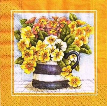 s4x1229 – Blumenstrauß – Servietten – Packung – 50 Stück