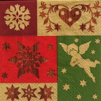 s4x1430 - Merry Christmas - Servietten - Packung - 20 Stück