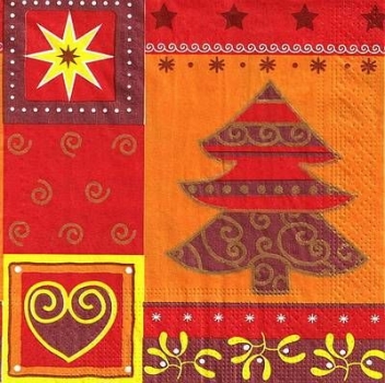 s4x1527 - Weihnachtsstimmung - Servietten - Packung - 20 Stück