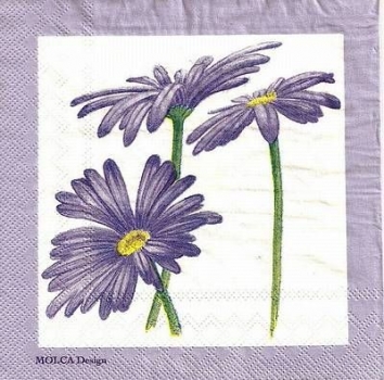 s4xx0346 – Blume – RARITÄT von MOLCA – Servietten – Packung – 20 Stück