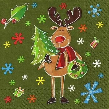 s4xx2258 - Funny Moos - Servietten - Packung - 20 Stück