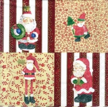 s5080 - Advent - red - Servietten - Packung - 20 Stück
