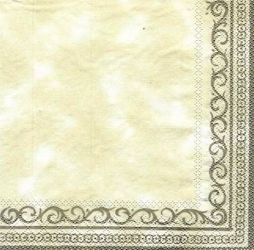 s5144 - Adagio - cream - gold - Servietten - Packung - 20 Stück