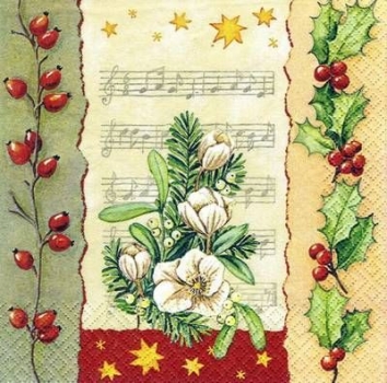 s5210 – Weihnachten – Servietten – Packung – 20 Stück