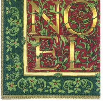 s5275 - Fete de Noel - red - Servietten - Packung - 20 Stück