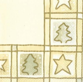 s5446 - Mosaic - beige - Servietten - Packung - 20 Stück
