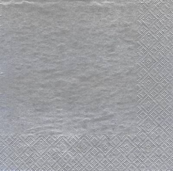 s5448 - Mono - silver - Servietten - Packung - 20 Stück