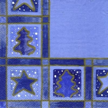 s5454 - Mosaic - dark blue - Servietten - Packung - 20 Stück