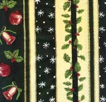s5466 - Holly - dark green - Servietten - Packung - 20 Stück