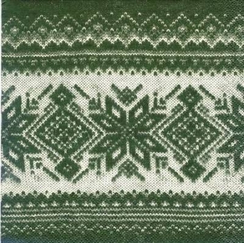 s5468 - Nordic - dark green - Servietten - Packung - 20 Stück