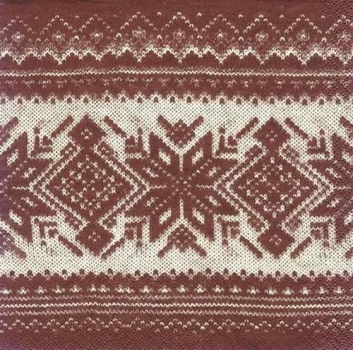 s5478 - Nordic - brown - Servietten - Packung - 20 Stück