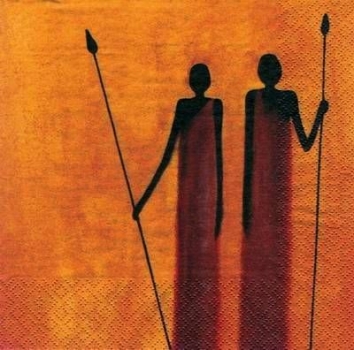 s5549 – Massai – Afrika – Servietten – Packung – 20 Stück