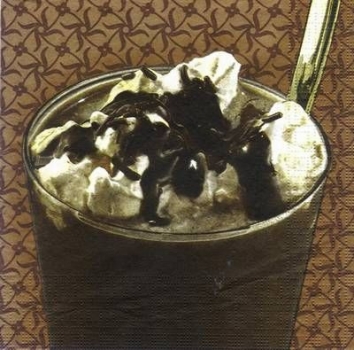 s5573 - Chocolate Drink - Servietten - Packung - 20 Stück