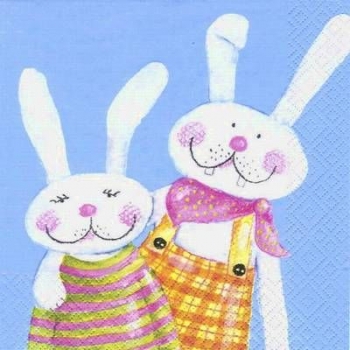 s5615 - Funny Bunnies - Servietten - Packung - 20 Stück