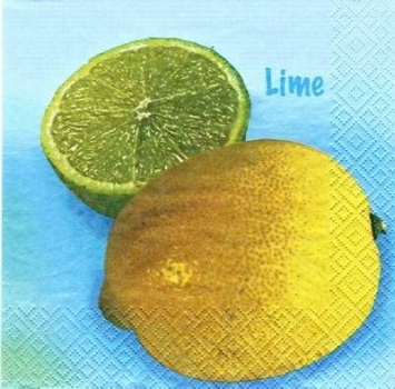 s5651 - Lime - Servietten - Packung - 20 Stück