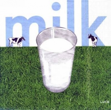 s5673 - Fresh Milk - Servietten - Packung - 20 Stück