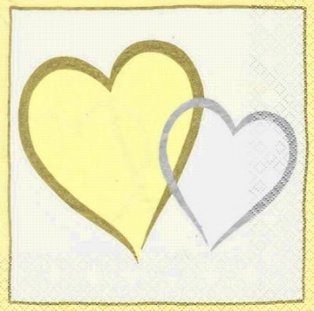 s5697 - Romantica - beige - Servietten - Packung - 20 Stück