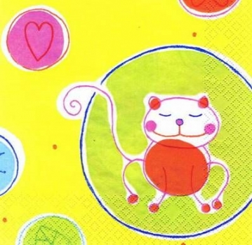 s5723 - Kitty Cat - Servietten - Packung - 20 Stück