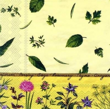 s5760 - Herbseason - yellow - Servietten - Packung - 20 Stück