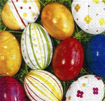 s5814 - Easter Eggs - Servietten - Packung - 20 Stück