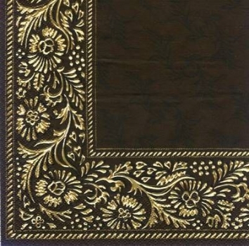 s5898 - Florid - dark brown - Servietten - Packung - 20 Stück.