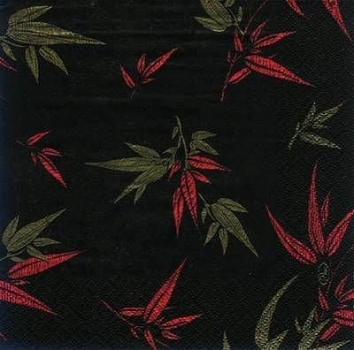 s5899 - Chinese Mot. - black - Servietten - Packung 20 Stück