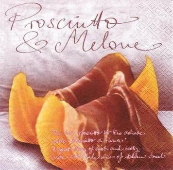 s5960 - Prosciuto & Melone - Napkins - Package - 20 pcs.