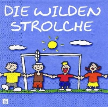 s6078 - Wilde Strolche - Servietten - Packung - 20 Stück