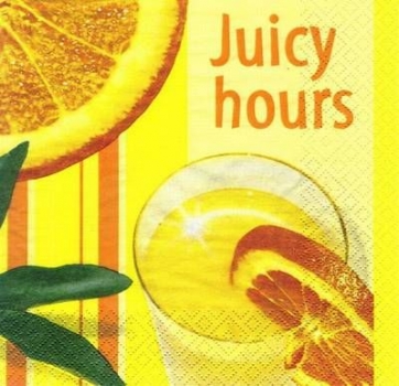 s6118 - Juicy Hours - yellow  - Packung - 20 Stück..