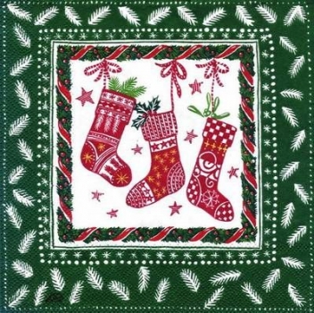 s6293 - Yuletide - red - Servietten - Packung - 20 Stück