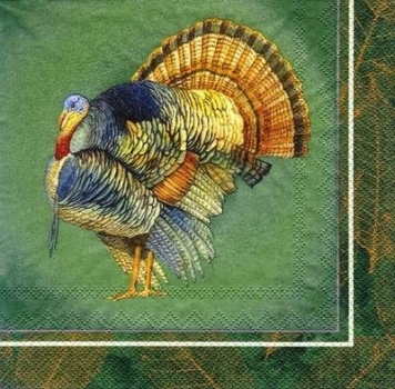 s6346 - Classic Turkey - green - Servietten - Packung - 20 Stück