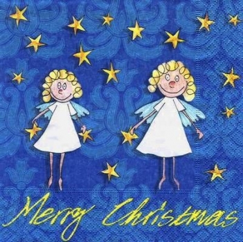 s6363 - Two Sweet Angels - Servietten - Packung - 20 Stück