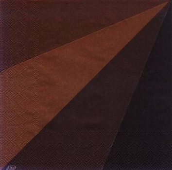 s6380 - Color Rays - brown - Servietten - Packung - 20 Stück