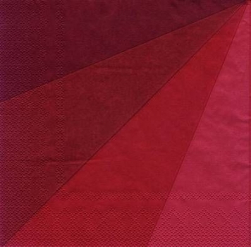 s6397  - Color Rays - dark red - Servietten - Packung - 20 Stück