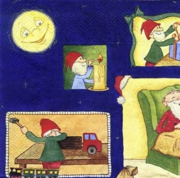 s6539 - Bald ist Weihnachten - Servietten - Packung - 20 Stück