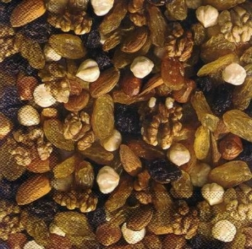 s6644 - Almonds and Raisins - Servietten - Packung - 20 Stück