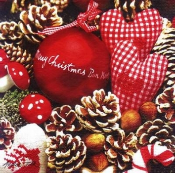 s6676 - Merry Christmas - Servietten - Packung - 20 Stück