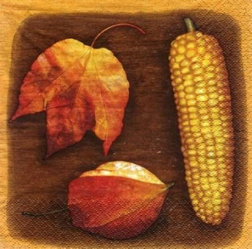 s6707 - Corn Cob with Lantern - Servietten - Packung - 20 Stück