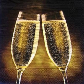 s6751 - Chin Chin - Servietten - 33 x 33 cm - Packung - 50 Stück