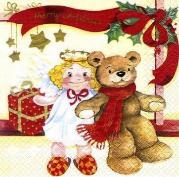 s6782 - Svenja und Bruno - Servietten - 33 x 33 cm - Packung - 20 Stück