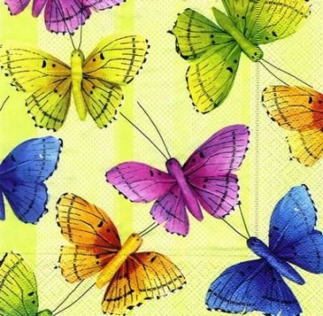 s6785 - Flying Colours - Servietten - 33 x 33 cm - Packung - 20 Stück