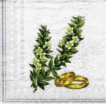 s6920 - True Love - silver - Servietten - Packung - 20 Stück