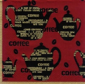 s6967 - Freshly Ground arabica - Servietten - Packung - 20 Stück