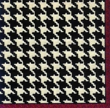 s7128 - Laura - black - Servietten - Packung - 20 Stück